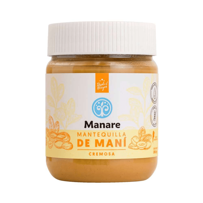  Mantequilla de Maní Cremosa - 250 grs Manare  - mantequilla-de-mani-natural-manare-250g_2048x2048.png