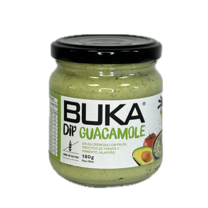 Buka Dip Guacamole Libre de Gluten - 180 grs - 7804627650999.png
