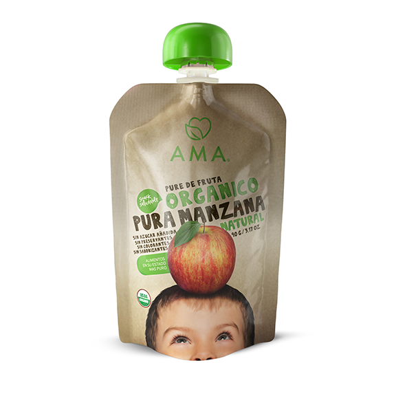 AMA Puré de Frutas Manzana - 90 grs - 348942-manzana.png