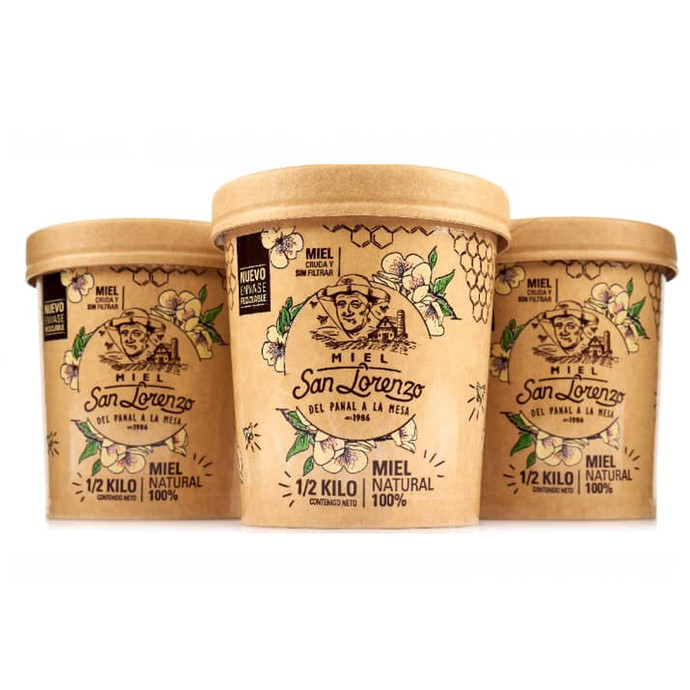 Miel San Lorenzo 100% Natural - 500 grs - Miel 500 ml.jpg