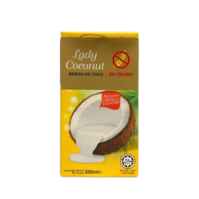 Lady Coconut Bebida de Coco Sin Gluten - 500 ml - 500 ml.jpg