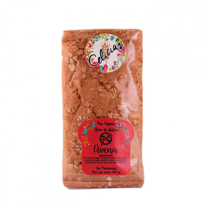 Pan de Avena Sin Gluten Celicias - 600 grs - Pan de avena.png