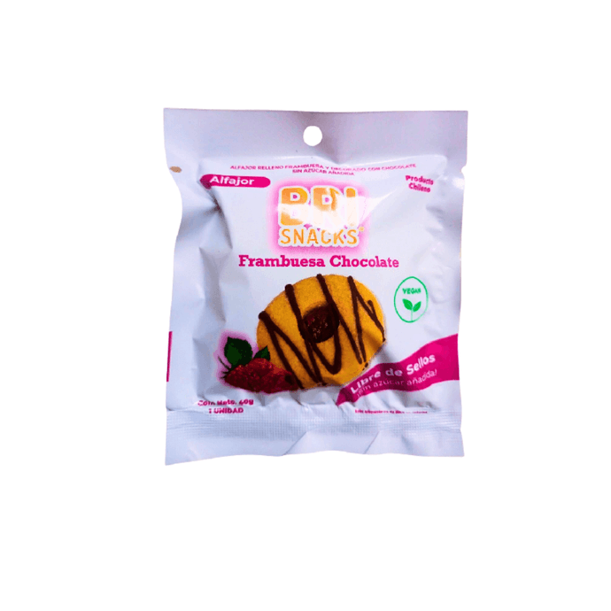 Alfajor Delicia Frambuesa Chocolate Vegano Brisnacks - 40 grs - Diseño sin título (11).png