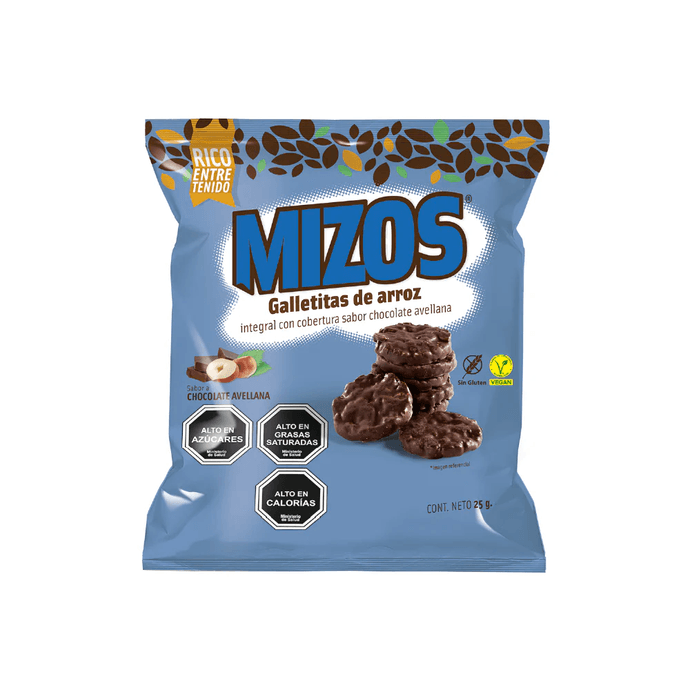 Mizos Galletas de Arroz Integral Chocolate Avellana - 25 grs - Diseño sin título - 2026-02-24T094521.259.png