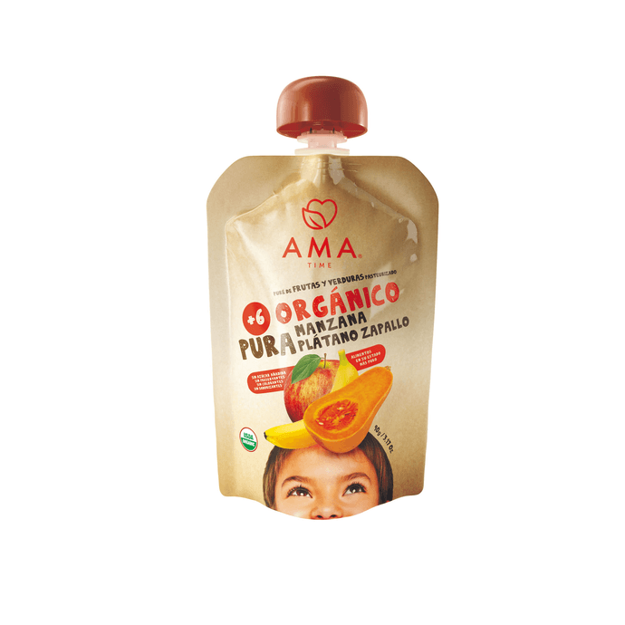 AMA Puré de Frutas Manzana Plátano Zapallo - 90 grs - 391718-pouch_manzana_platano_zapallo.png