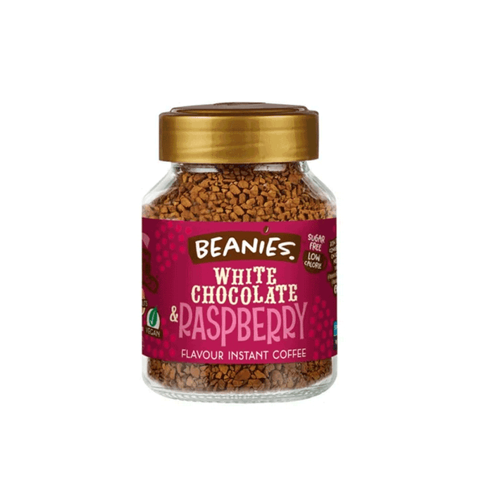 Café Instantáneo Sin Gluten Beanies White Chocolate y Raspberry Liofilizado - 50 grs - Raspberry.png