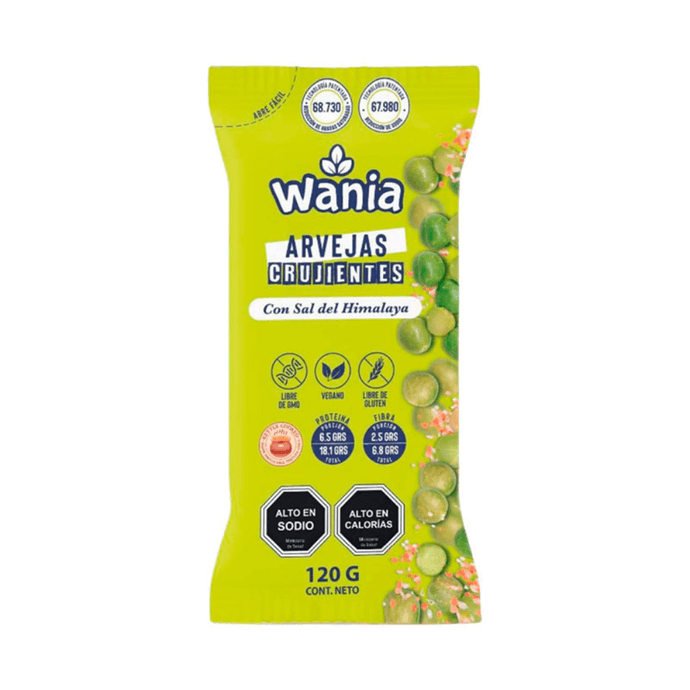 Wania Arvejas Crujientes con Sal del Himalaya - 120 grs - Diseño sin título - 2026-03-26T160110.096.png