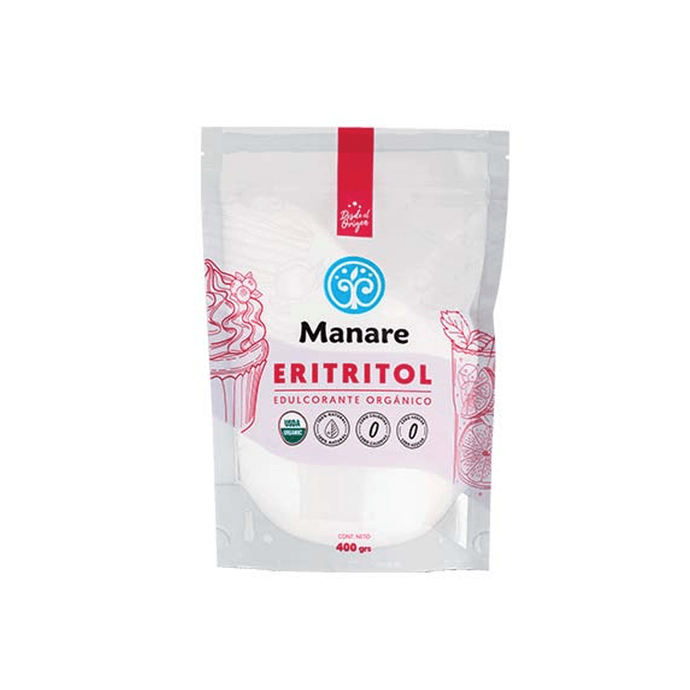 Eritritol Edulcorante Orgánico - 400 grs Manare - Eritritol.png