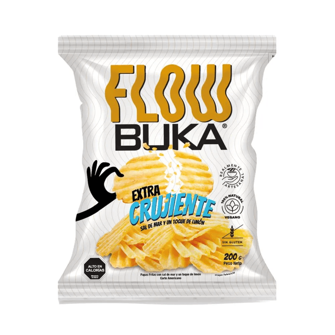 Buka Papas Fritas Flow con Sal de Mar  y un toque de limón - 200 grs - Buka Papas Fritas Flow con Sal de Mar y un toque de limón - 130 grs (1).png