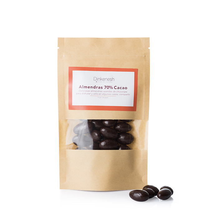 Dinkenesh Almendras Bañadas en Chocolate 70% Cacao - Almendras70.jpg
