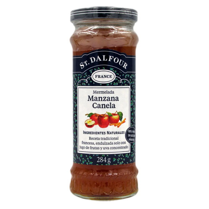 Mermelada SIN AZÚCAR St. Dalfour Manzana Canela - 284 grs - Diseño sin título (46).jpg