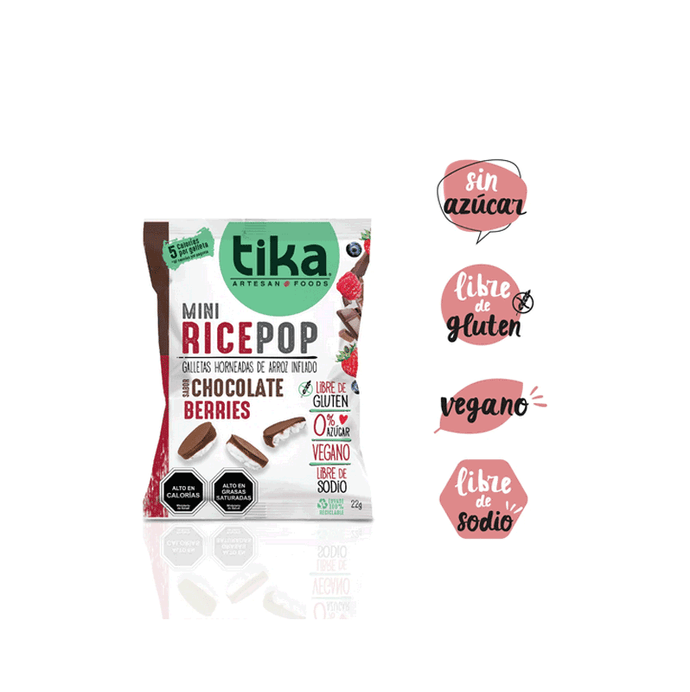 Pack 18 Tika Mini Rice Pop Chocolate Berries - 22 grs - Rice-Berries.png