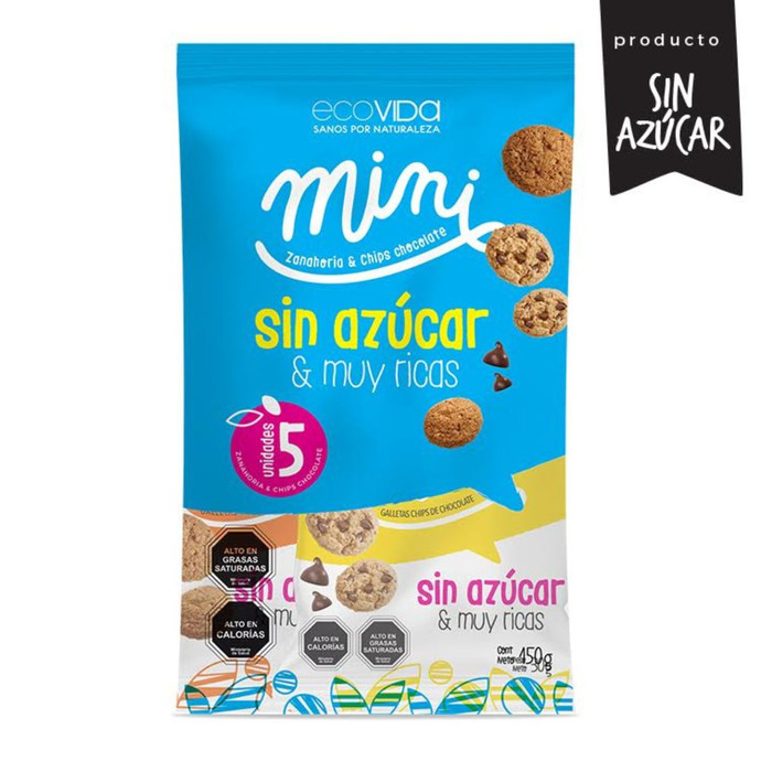 Ecovida Pack 5 Mini Galletas Zanahoria y Choco Chips Sin Azúcar - 150 grs - Diseño sin título.jpg