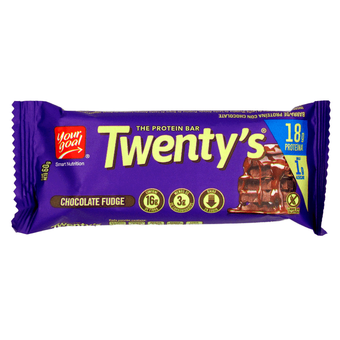  Twentys Protein Bar Chocolate Fudge (18 grs de Proteina) - 60 grs - Barra.gif