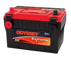 BATERIA ODYSSEY EXTREME MOD. 34/78 68AH 850CCA POSITIVO IZQUIERDO TERMINAL TOP SAE /FRONT F 3/8-16