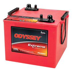 BATERIA ODYSSEY EXTREME AGM MOD. 6TN AGM 126AH 1225 CCA POLARIDAD NATO TERMINAL DUAL