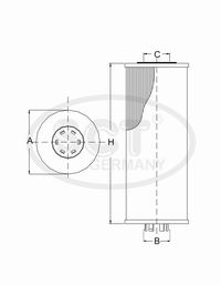 FILTRO ELEMENTO HU9315x MERCEDES BENZ EVO BUS MERCEDES BENZ SERIE 11T 13T 15T