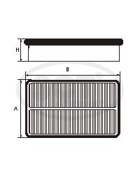 FILTRO AIRE C30017 SANTA FE/SORENTO 2.4 2010-