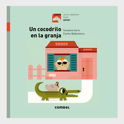 Un cocodrilo en la granja