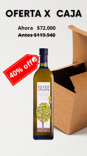 Caja Aceite de oliva - Olivo de Plata Blend 1 lts