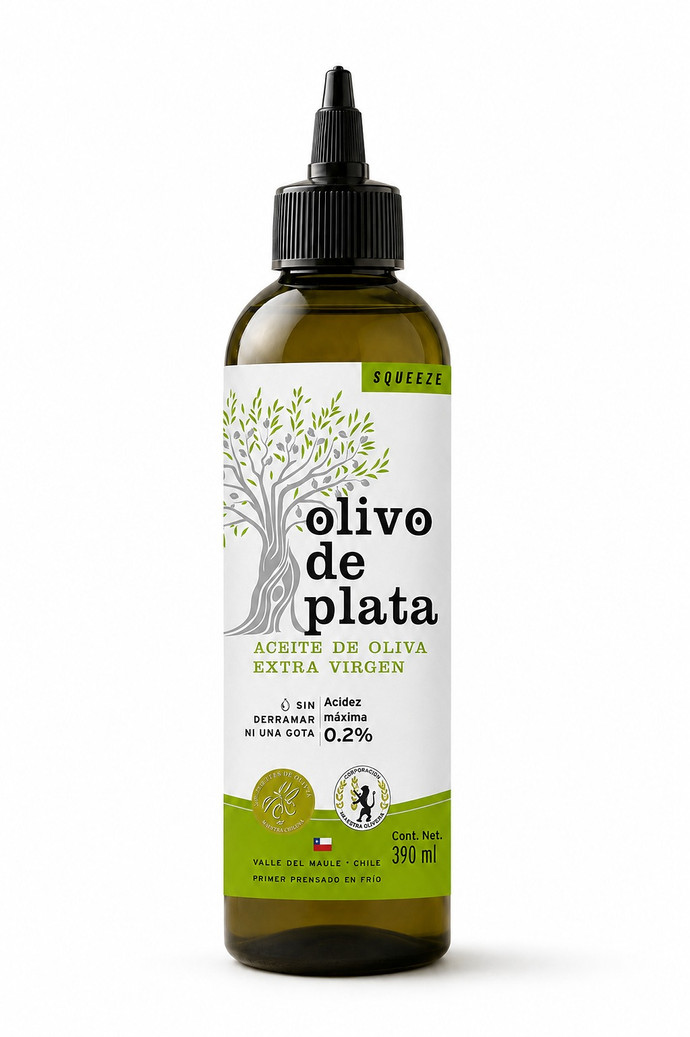 Aceite de oliva - Squeeze Olivo de Plata Blend 390 ML - Squeeze Olivo de plata 390a recorte.jpg