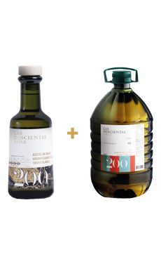Pack Aceite de oliva Extra Virgen Las 200 Blend 5 lt + Trufa Blanca 250 ml - bidon mas trufa blanca.jpg