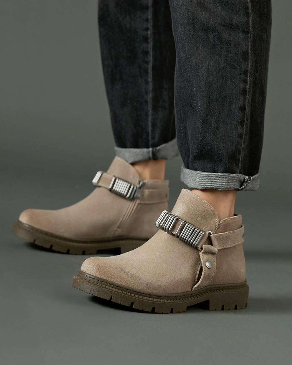 Zapato Color Vison Botas 250368 Vison Romano Tienda Online Zapatos