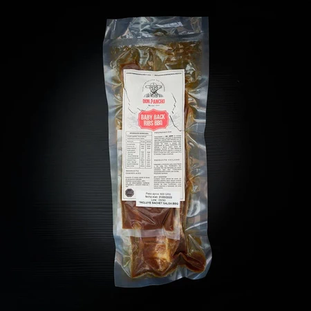 Baby Back Ribs BBQ 600 grs Don Pancho - baby back bbq don pancho.webp - 