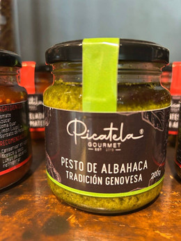 PESTO DE ALBAHACA 200GRS PICATELA