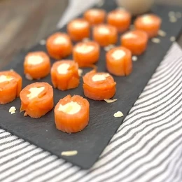 SALMON ROLLS JACKIE GUILOFF