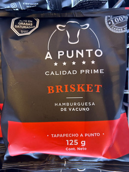 HAMBURGUESA BRISKET A PUNTO 125GRS