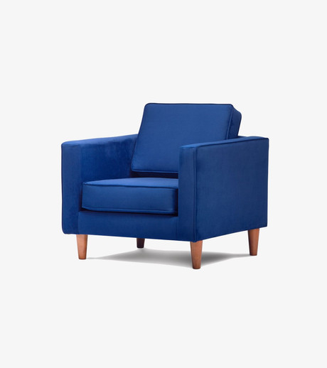 Sillón Nairobi 1 Cuerpo Tela Velvet (86 cm)