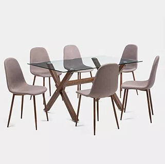 Juego de Comedor Cross Nogal