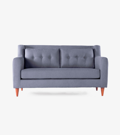 Sofá Oporto 2 Cuerpos Tela Velvet (152 cm)