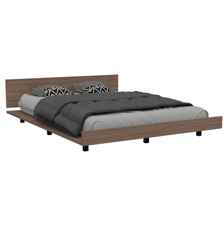 Pack / Cama Kaia 2p Miel + Colchon Báltico 2p