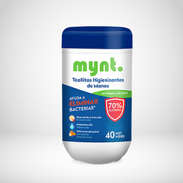 TOALLITAS HIGIENIZANTES PARA MANOS Y SUPERFICIES 40 WIPES