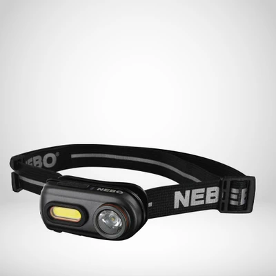 Linterna de cabeza recargable de la marca Nebo Einstein 400 lum