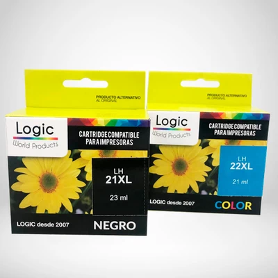 Tinta LH 22 XL (Negro) 21 ml