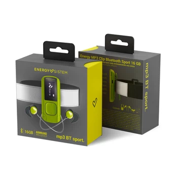 447244 ENERGY - MP3 CLIP BLUETOOH SPORT GREENSTONE 16 GB - vista alternativa