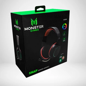 Audífono Gamer Monster Snap Rgb Pc/ps4/swicth