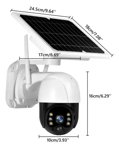 Cámara de seguridad Solar 4G - vista alternativa