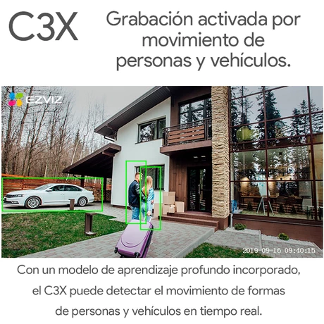 Cámara EZVIZ C3X - vista alternativa