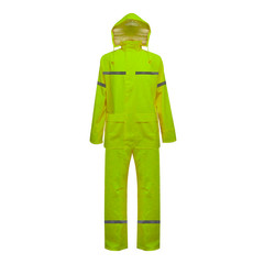 TRAJE SEALTOP PU/PVC ANTIÁCIDO AMARILLO HI -VIS CON CINTA REFLECTANTE