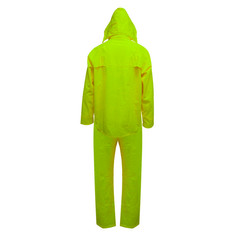TRAJE PU/PVC HI-VIS  ANTIACIDO AMARILLO 