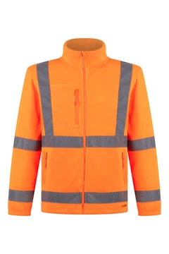 POLERÓN MICROPOLAR FLUOR CINTA REFLECTANTE NARANJO KUMEN
