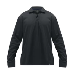POLERA WAFFLE MANGA LARGA GRIS KUMEN