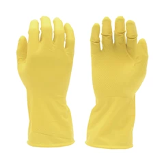 GUANTE DOMESTICO PALMA DE DIAMANTE AMARILLO RESISTOR