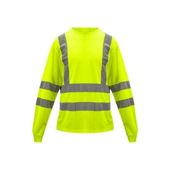 POLERA COOLDRY CUELLO REDONDO HI VIS AMARILLO KUMEN