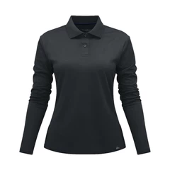  POLERA WAFFLE MANGA LARGA MUJER GRIS KUMEN