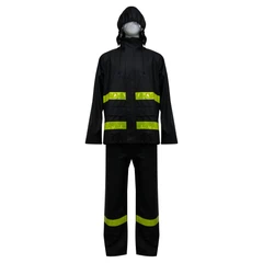 TRAJE SEALTOP PU/PVC ANTIÁCIDO DÍA Y NOCHE CON CINTA REFLECTANTE VERDE SIBERIA